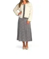 Papillon Women's Bianca Denim Jacket In Grey In Multi