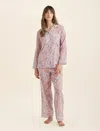 Papinelle Adeline Cotton Voile Pajamas In Dusty Peach