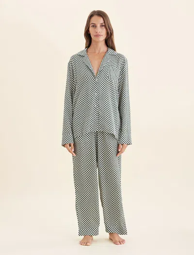 Papinelle Anais Full Length Pjs In Gray
