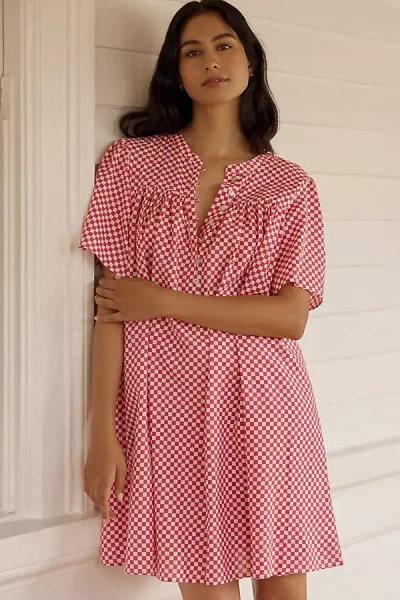 Papinelle Anais Gathered Nightie In Pink