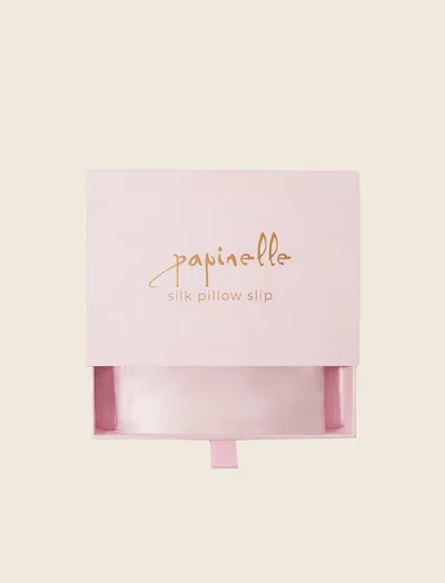 Papinelle Audrey Boxed Mulberry Silk Pillow Slip In Pink