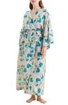 PAPINELLE PAPINELLE AUDREY FLORAL COTTON & SILK WRAP