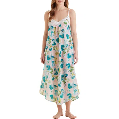Papinelle Audrey Floral Lace Trim Nightgown