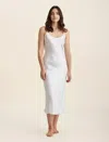 Papinelle Pure Silk Slip Nightgown In Ivory