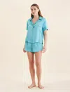 Papinelle Audrey Mulberry Silk Boxer Pj