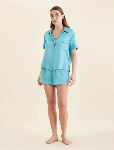 Papinelle Audrey Mulberry Silk Boxer Pj