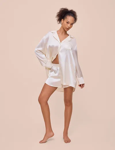 Papinelle Audrey Mulberry Silk Boxer Short