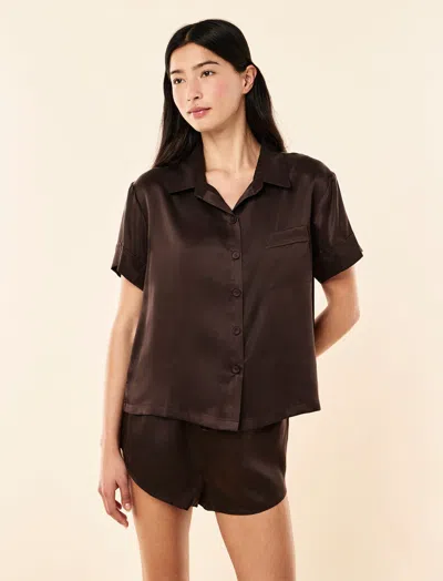 Papinelle Audrey Washable Silk Boxer Pj Set