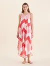 Papinelle Ava Panel Front Cotton Voile Nightgown In Pink