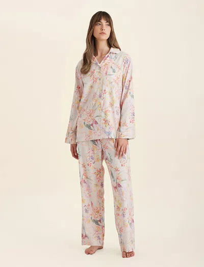 Papinelle Bailey Cosy Full Length Pj In Champagne