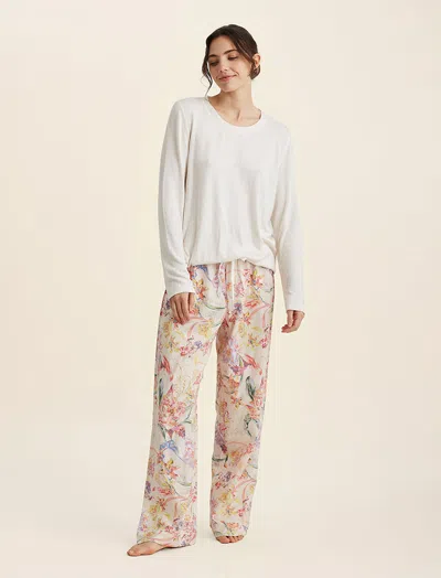 Papinelle Bailey Cosy Pant And Feather Soft Top In Pink