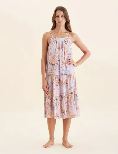 Papinelle Bailey Luxe Woven Nightie In Misty Lilac