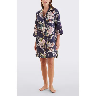 PAPINELLE PAPINELLE BETSY FLORAL COTTON SATEEN NIGHT SHIRT