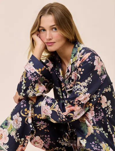Papinelle Betsy Full Length Pj Set In Blue