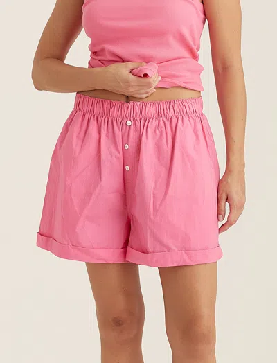 Papinelle Boyfriend Boxer Short In Pink