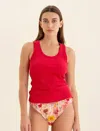 PAPINELLE BUY 2 FOR $60 | MILLA RIB SHELF BRA TANK