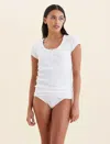 Papinelle Milla Ribbed Shelf Bra T-shirt