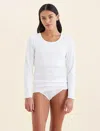 Papinelle Milla Rib Shelf Bra Long Sleeve Tee