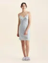 Papinelle Pure Silk Chemise In Sage