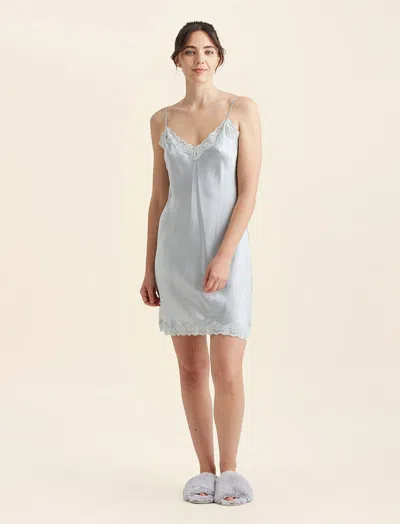 PAPINELLE CAMILLE SILK LACE SLIP NIGHTGOWN