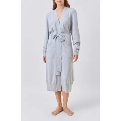 Papinelle Cashmere Robe In Grey