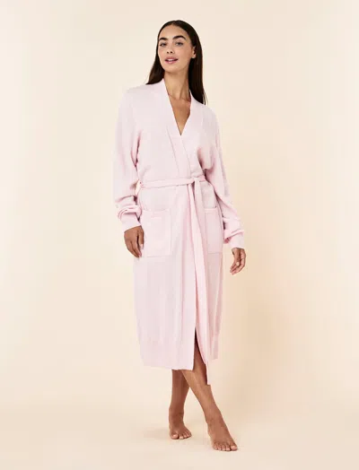 Papinelle Cashmere Robe In Pink