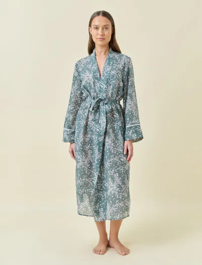 Papinelle Cheri Blossom Maxi Robe In Moss