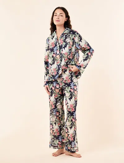 Papinelle Clara Floral Full Length Pj Set In Multi