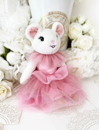 Papinelle Claris The Mouse Plush Toy In Pink