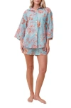 Papinelle Coco Boxer Pj Set In Eggshell