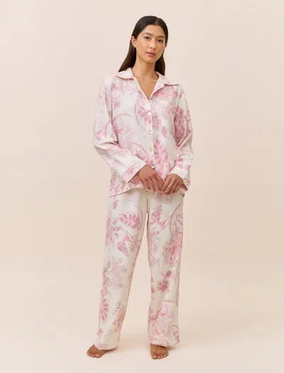 Papinelle Coco Cozy Full Length Pj Set In Multi