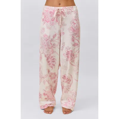 Papinelle Coco Cozy Pajama Pants In Pink