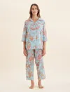 Papinelle Coco Crop Pj Set In Eggshell