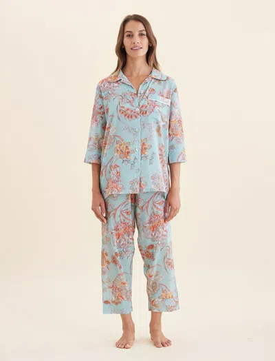 Papinelle Coco Crop Pj Set In Eggshell