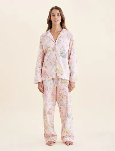 Papinelle Coco Organic Cotton Pj In Pink