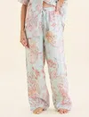 Papinelle Coco Resort Linen Full Length Pant In Eggshell