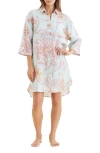 Papinelle Coco Resort Linen Nightshirt In Multi