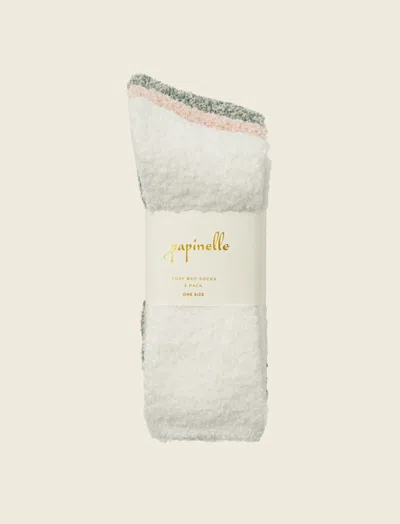 Papinelle Cosy Bed Sock - 3 Pack Multi