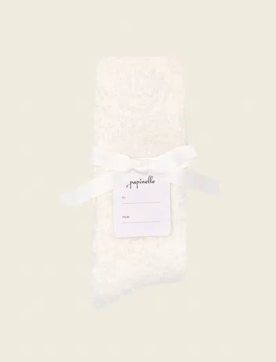 Papinelle Cosy Bed Socks In White