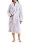 Papinelle Cosy Plush Mid Length Robe In Misty Lilac