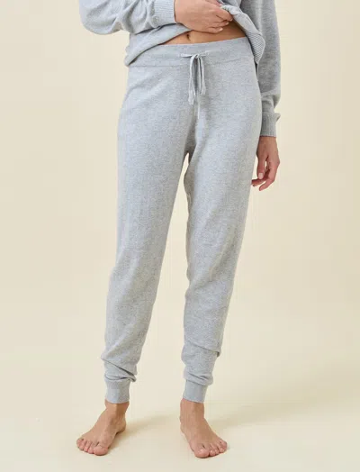 Papinelle Cotton Cashmere Jogger In Grey
