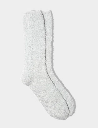 Papinelle Cozy Bed Socks In Blue Grey In Gray