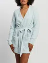 Papinelle Cozy Knit Cardigan In Powder Blue