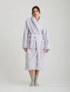 Papinelle Cozy Plush Mid-length Robe In Lilac