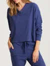 PAPINELLE COZY WINTER RIB V-NECK TOP