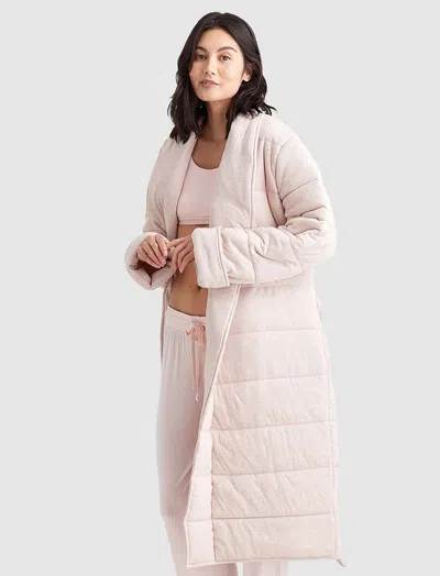 Papinelle Cuddle Puffer Midi Robe In Pink