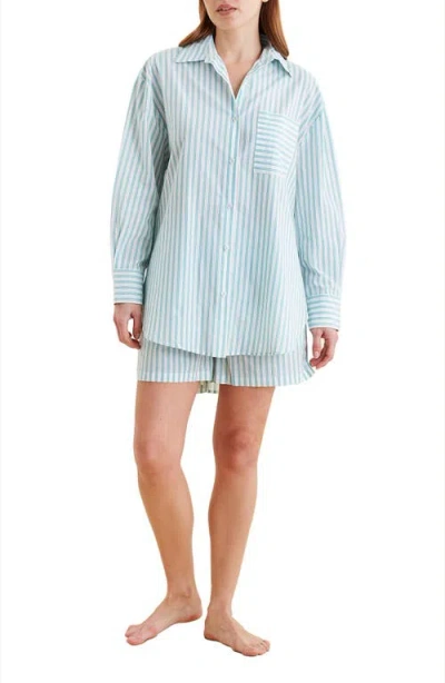 Papinelle Double Stripe Short Cotton Pajamas