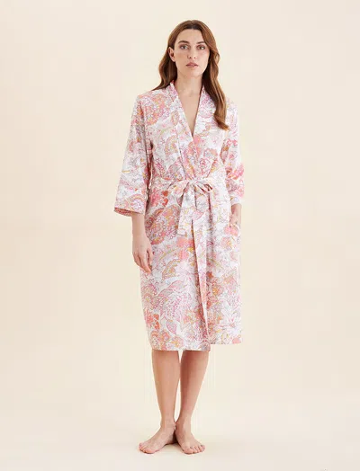 Papinelle Ella Midi Robe In Strawberry Ice