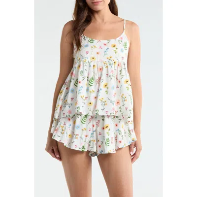 Papinelle Elodie Cami Boxer Pajamas In Multi
