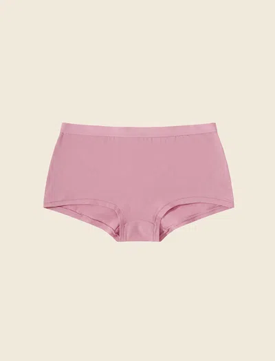 Papinelle Emily Boy Short Sleep Briefs In Cashmere Rose